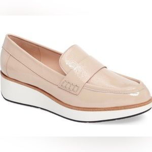 Kate Spade Cream Platform Loafers